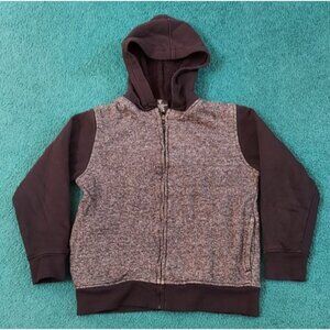 JME Collective Youth Jacket Full Zip Hoodie Coat Grey Black Youth Size Medium